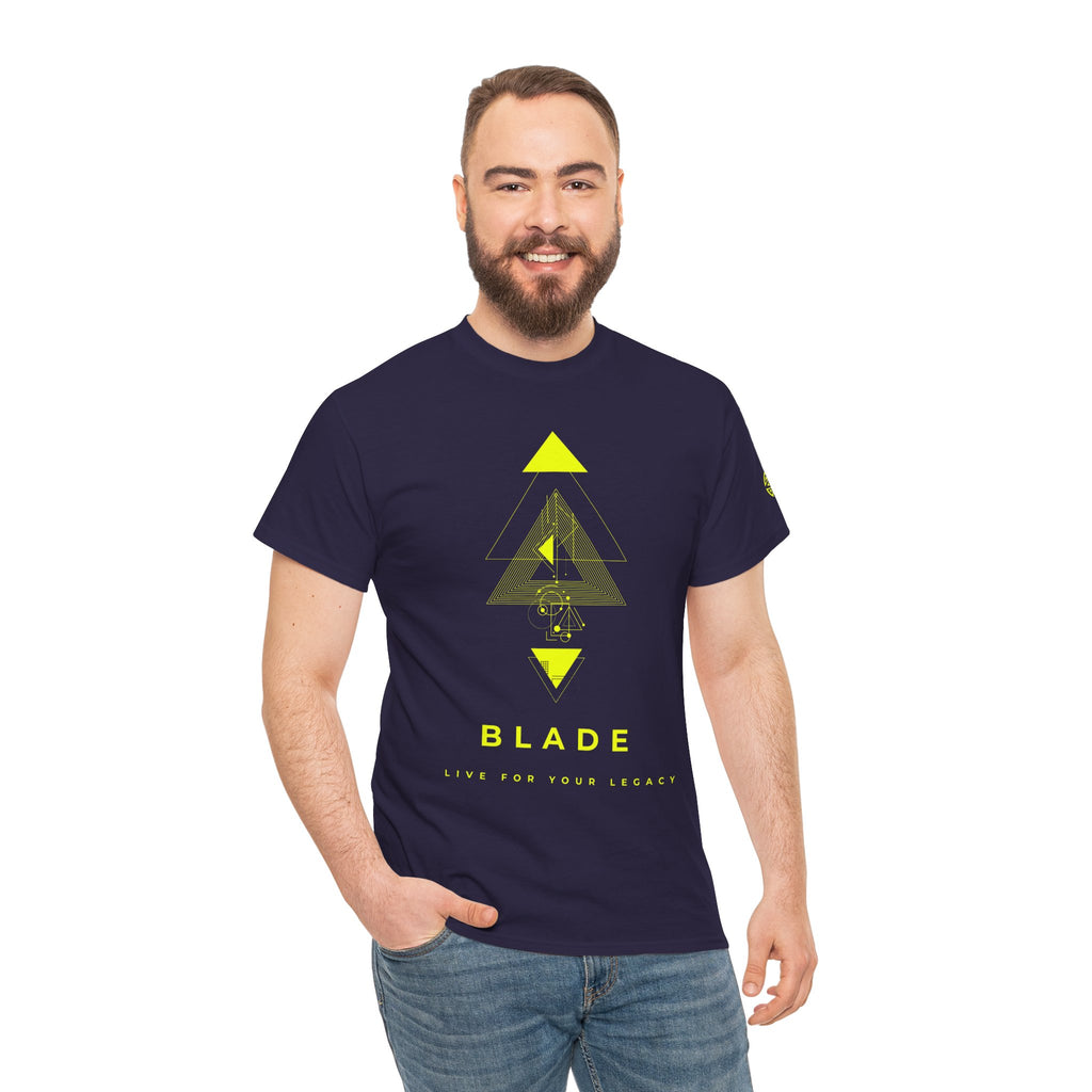 Geometric Odyssey Neon Green TX T-Shirt