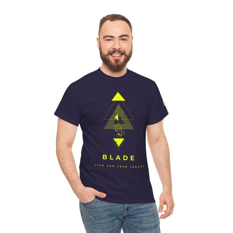 Geometric Odyssey Neon Green TX T-Shirt