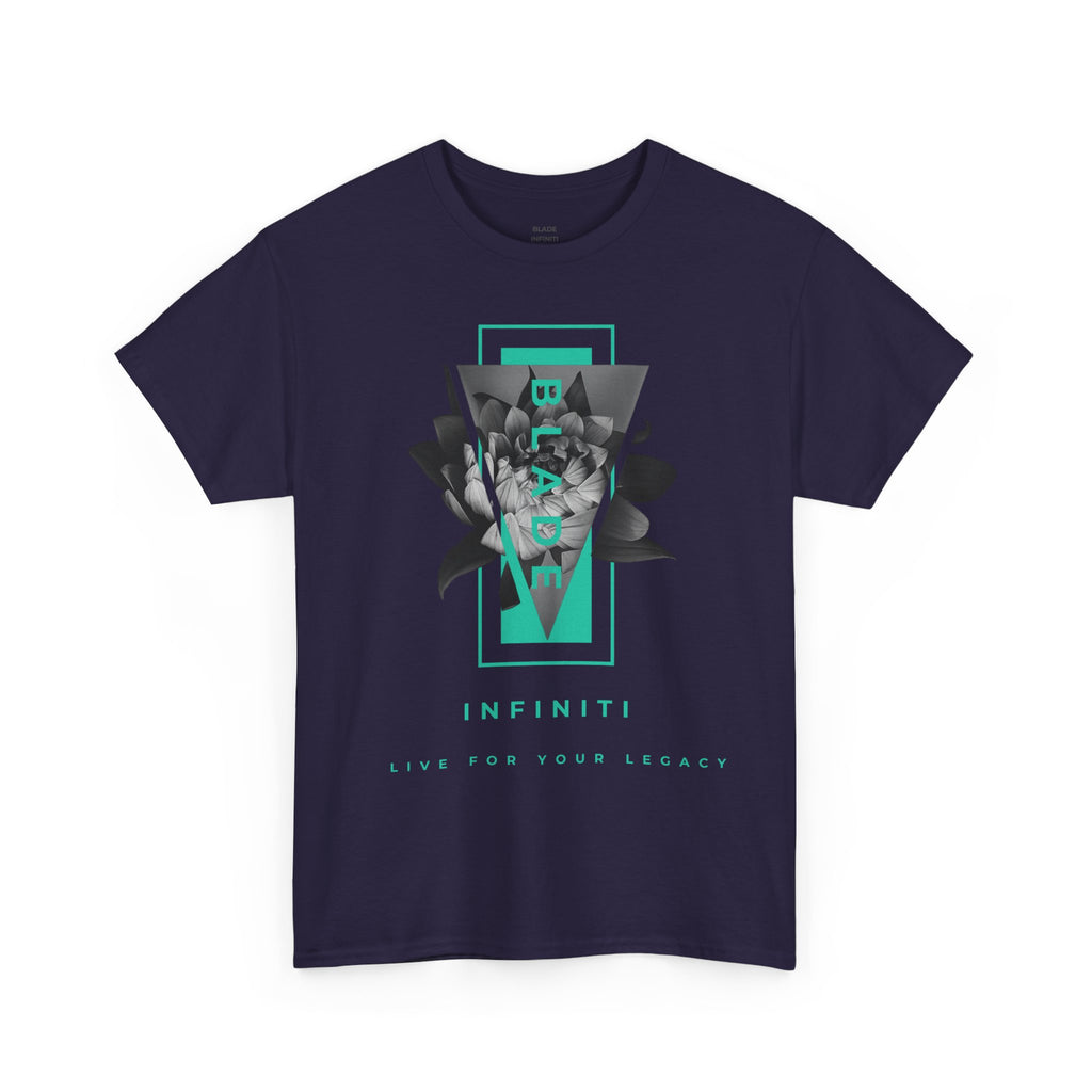 Flora Essence Aqua Teal TX Floral T-Shirt