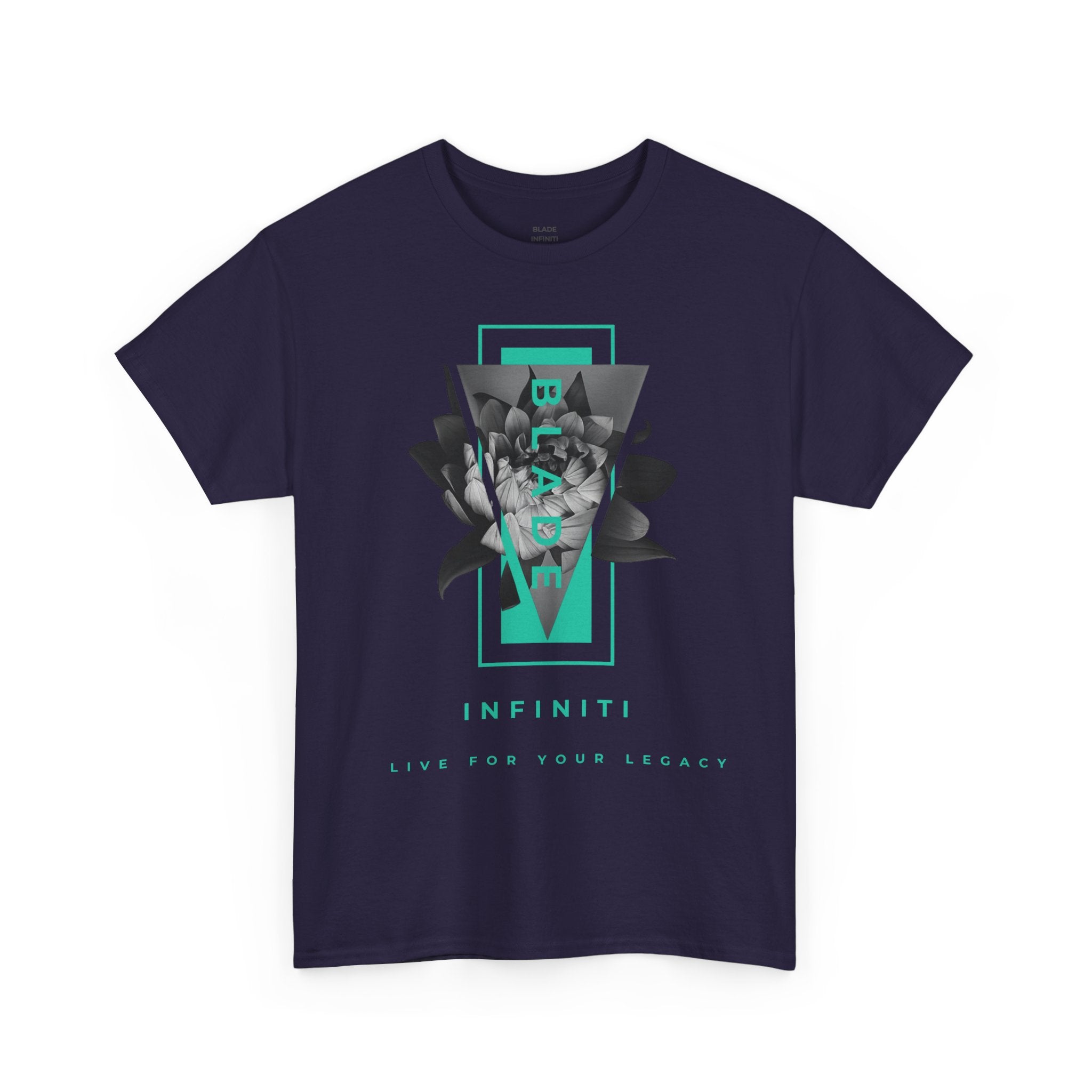 Flora Essence Aqua Teal TX Floral T-Shirt