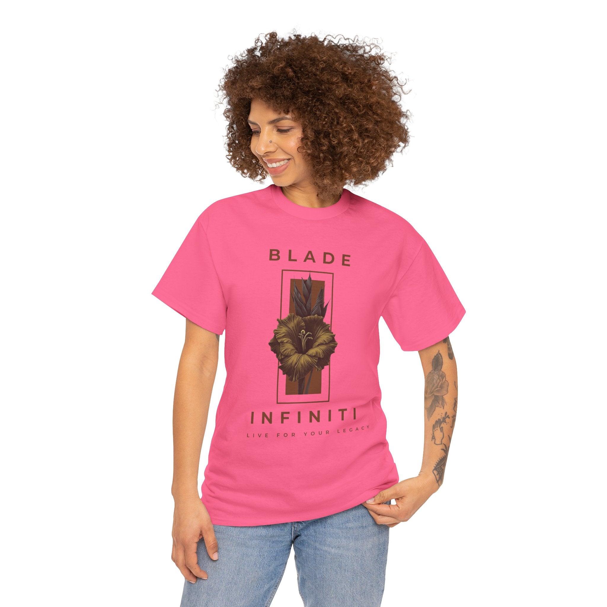 Essence of Infiniti Brown Floral T-Shirt