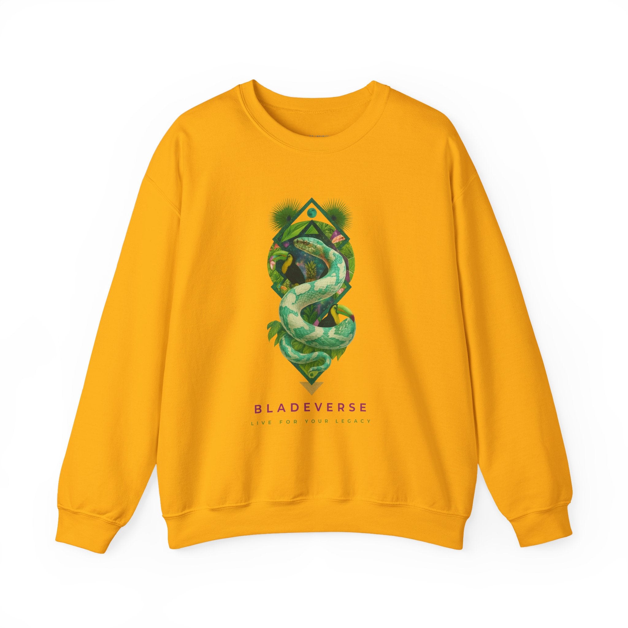 Galactic Snake Unisex Crewneck Sweater