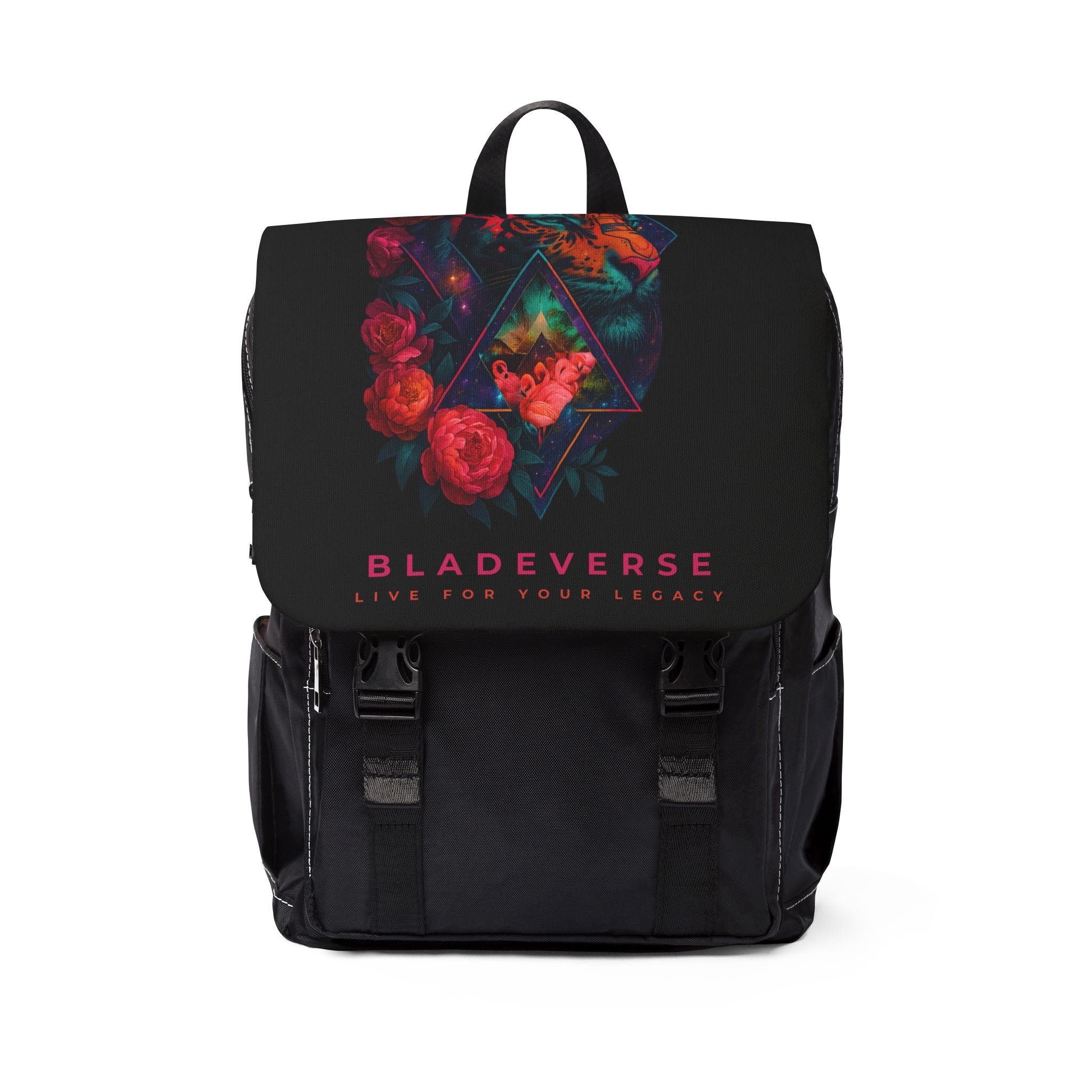 Galatic Floral Tiger Shoulder Backpack