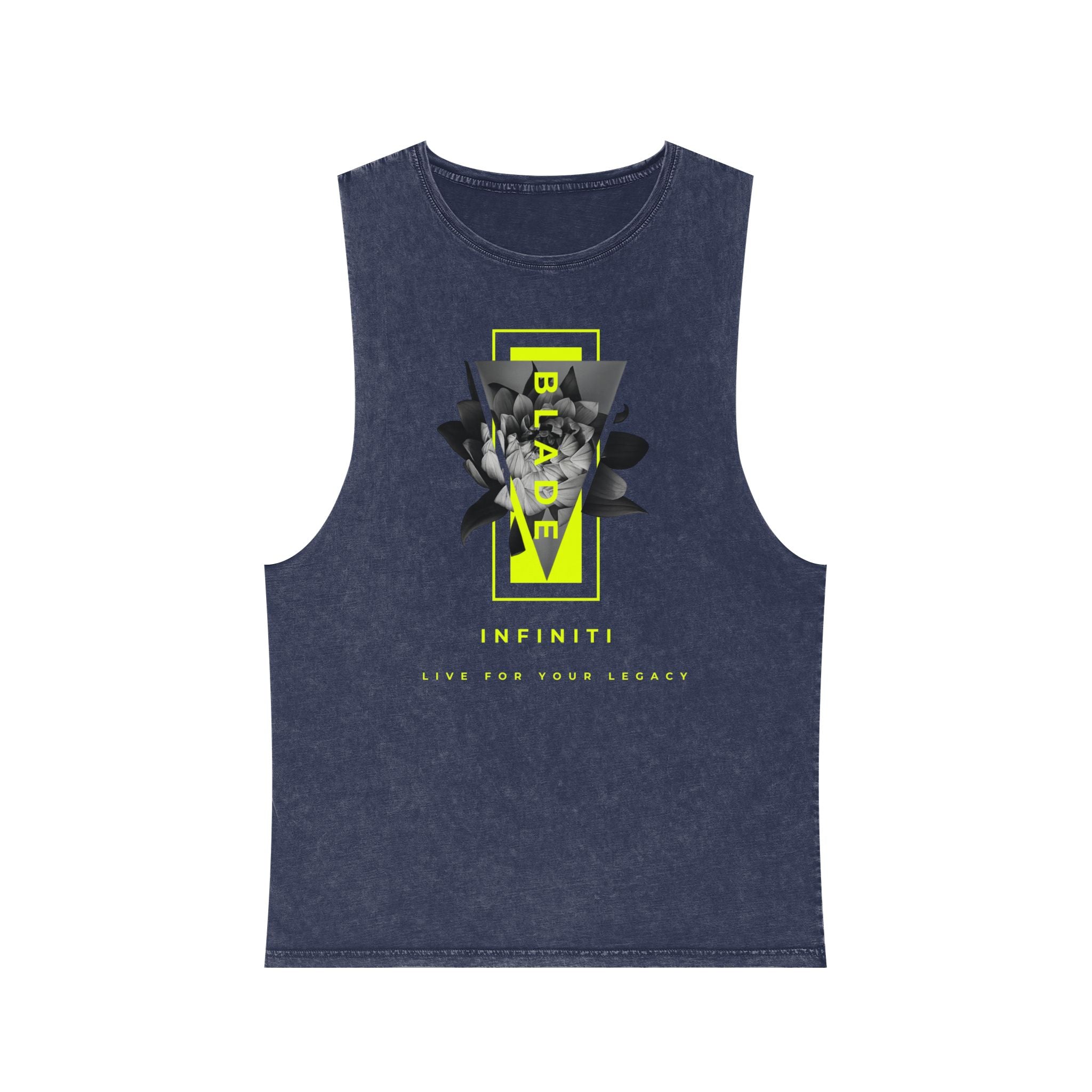 Flora Essence Neon Green Floral Tank Top