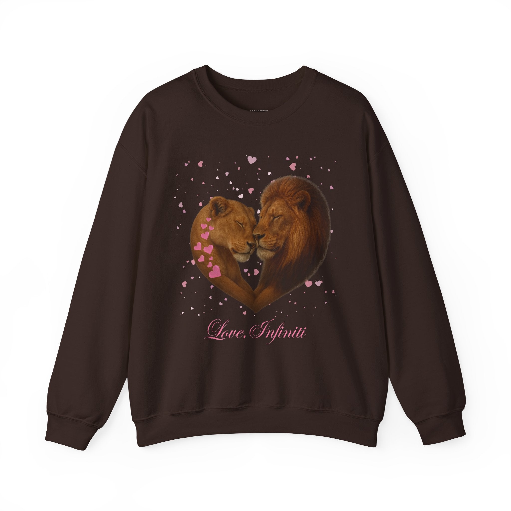 Lion Hearts - Love, Infiniti Unisex Crewneck Sweater