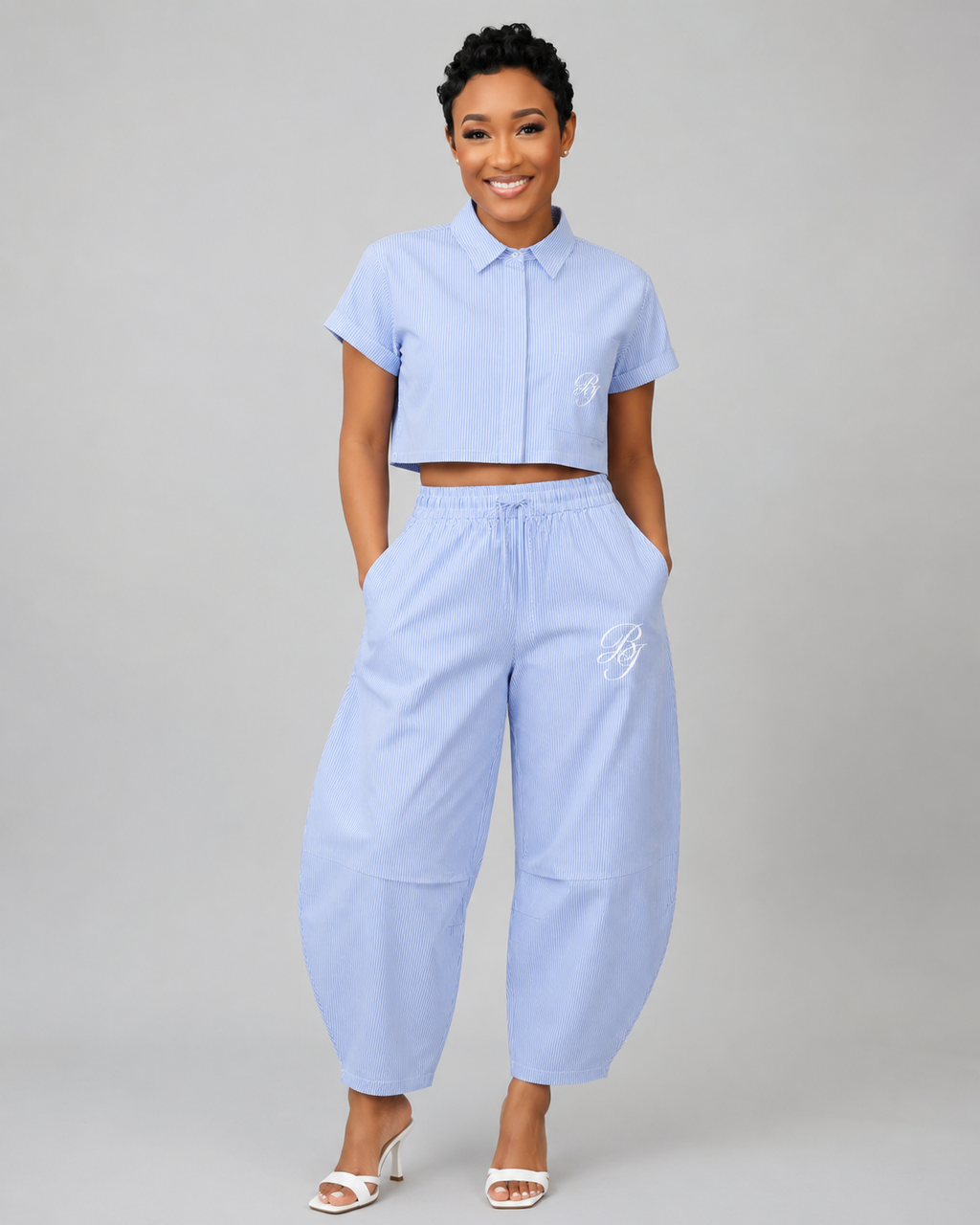 Striped Pants Set Bundle