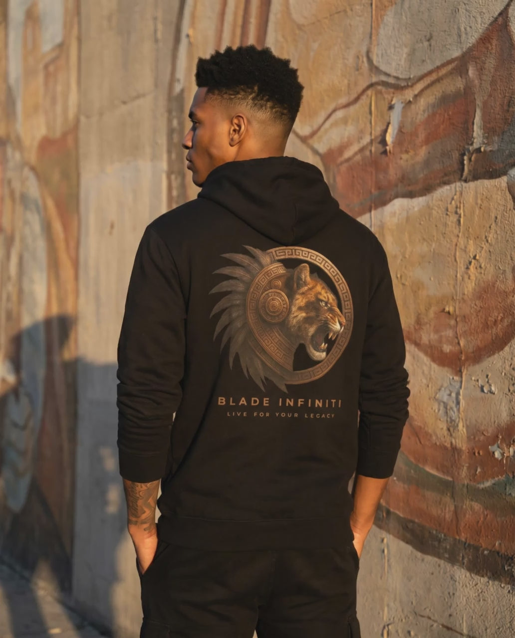 Aztec Tiger Tribal Unisex Hoodie